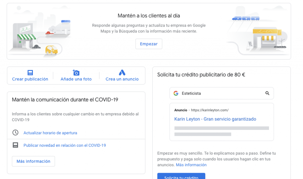 Google My Business, Nacho de Gregorio posicionamiento en buscadores SEO