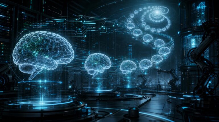 Inteligencia artificial en bucle de automejora recursiva