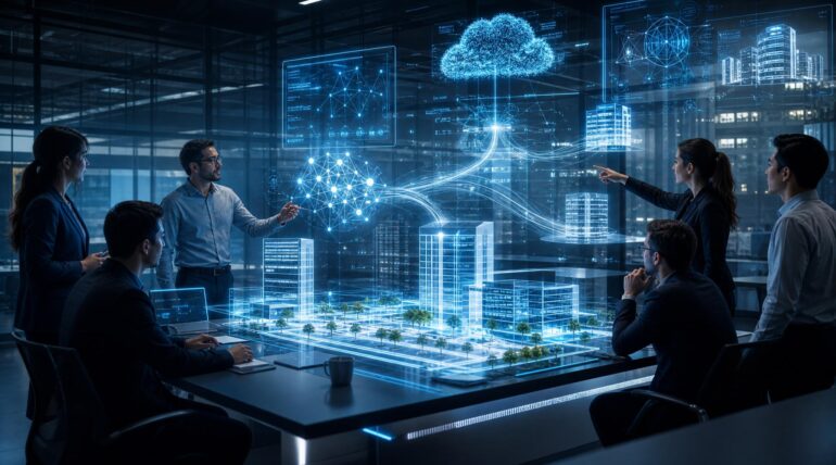 Consultores implantando inteligencia artificial en empresas