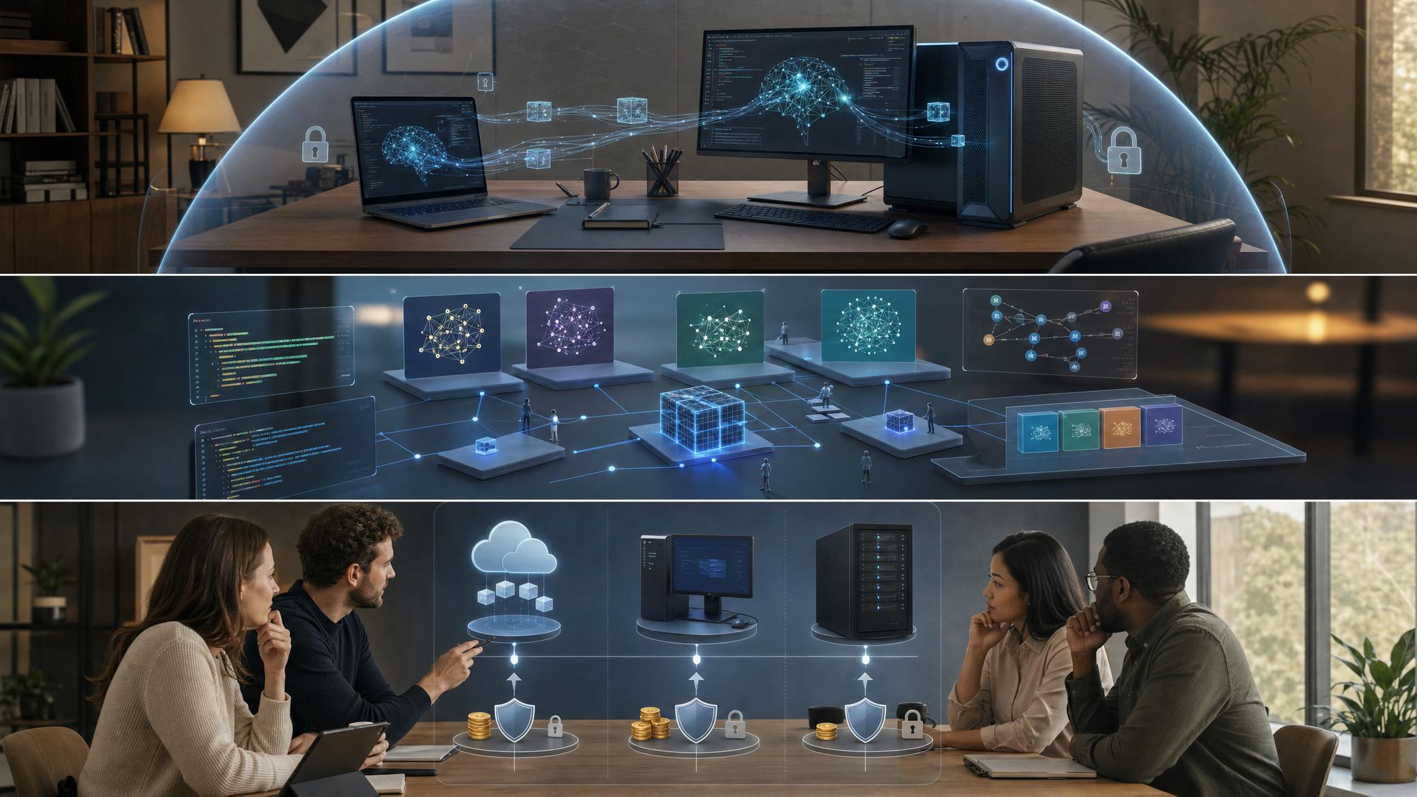 Ecosistema de modelos abiertos y herramientas de desarrollo para inteligencia artificial local