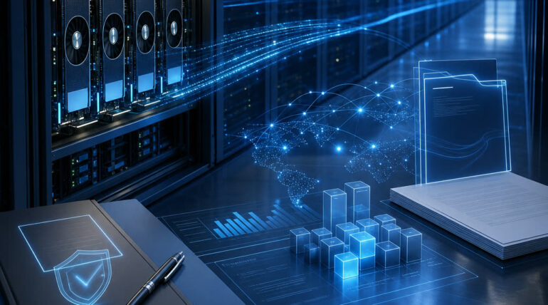 Imagen destacada generada con IA: OpenAI quiere que las empresas reserven capacidad de IA por adelantado: el cloud entra en modo frontera