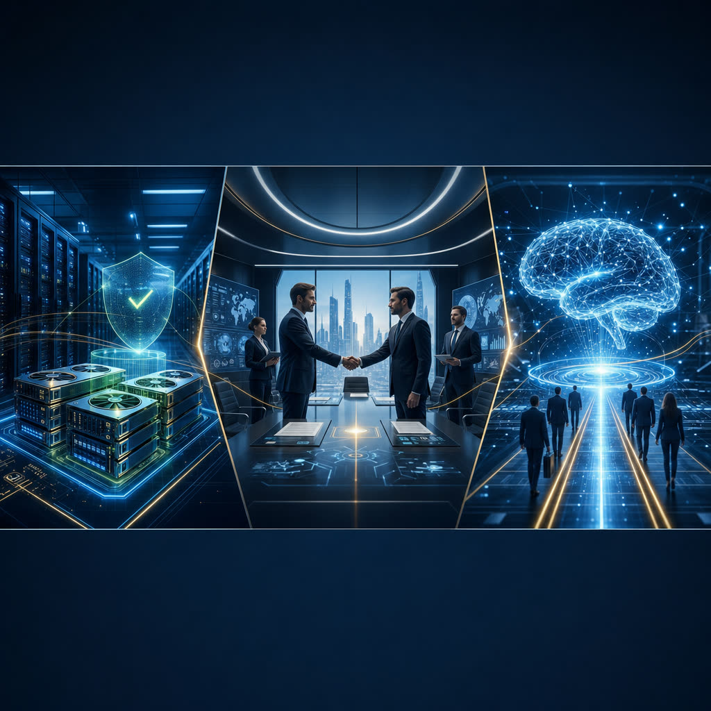 Infografía generada con IA de OpenAI quiere que las empresas reserven capacidad de IA por adelantado: el cloud entra en modo frontera