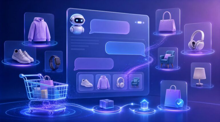 Comercio electrónico integrado en una interfaz conversacional de inteligencia artificial
