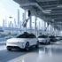 Imagen destacada generada con IA: Xpeng inicia la producción de sus robotaxis: China acelera la carrera hacia flotas autónomas reales